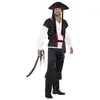 Image de Costume Capitaine Pirate Homme - Noir - XL