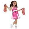 Image de déguisement de pompom girl rose pour fille - 4/6 ans - rose - smiffys 38645s