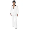 Image de Costume Homme Annees 70 Blanc Et Noir Scarface - Blanc - L