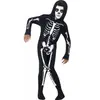 Image de Costume squelette noir pour garçon - 4-6 ans