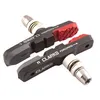 Image de Porte patin vtt clarks a vis v-brake asymetrique tri-gomme 72mm noir/rouge/gris (pr)