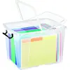 Image de Cep, Boîte de rangement, Smart Box HW674 CLR Boîte de rangement poignées de transport à pince 40 litres transparente (39.50 cm, 40 l, 1x)