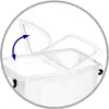 Image de Cep, Boîte de rangement, Smart Box HW60 Boîte de rangement poignées de transport à pince 6 litres transparente (22.40 cm, 6 l)