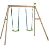 Image de Tp Toys - Portique en bois balançoire Forest 2 balançoires