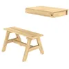 Image de Étagère et Banc en bois FSC® pour maisonnette