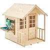Image de Maisonnette cabane enfant avec cuisine extérieure en bois FSC® CHALET PRAIRIE