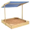 Image de Bac à sable bois FSC® avec auvent