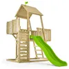 Image de Aire de jeux KINGSWOOD tour - échelle - plateforme - balcon - bac à sable - kit d'ancrage - toboggan - bois FSC® h306 cm