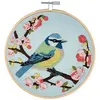 Image de Kit de Broderie "Bird Blossom" avec Cercle en Bois de 15cm   Trimits | Idéal pour Débutants et Passionnés(...) - 54 Bird Blossom