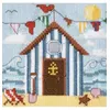 Image de Mini Kit Point de Croix Beach Hut 13 x 13 cm   Trimits(...) -