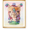 Image de Kit de Point de Croix Imprimé Alpagas 40x48,5 cm   Trimits - Kit Broderie Extra-Large Idéal pour les Passionnés(...) -