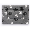 Image de Vetbed® coussin polaire pour box de transport gris avec pattes 91x61x5cm chien