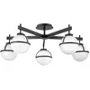 Image de Elstead Lighting, Plafonnier, Demi-plafonnier Hollis (E14)