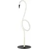 Image de Elstead Lighting, Lampe de table, Elstead Flamingo LED Lampe de table blanc6W blanc chaud FLAMINGO-TL-WHT (420 lm)