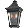 Image de Elstead Lighting, Éclairage d'extérieur, Elstead Chapel Hill Aussenwandleuchte E14 2-fach Museum Schwarz Schwarz IP44 (E14, IP44)