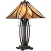 Image de Elstead Lighting, Lampe de table, Asheville lampe de table E27 double 64cm Valiant Bronze (E27)
