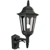 Image de Elstead Lighting, Éclairage d'extérieur, Parish Applique murale d'extérieur E27 52cm noir IP44, Made in UK (E27, IP44)