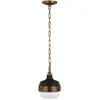 Image de Elstead Lighting, Suspension, Cadence Lampe à suspendre E27 Laiton antique foncé, noir mat (E27)