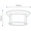 Image de Elstead Lighting, Éclairage d'extérieur, Merrill Plafonnier extérieur E27 double Heritage Bronze IP44 (E27, IP44)