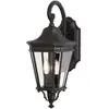 Image de Elstead Lighting, Éclairage d'extérieur, Cotswold Lane Applique murale extérieure E14 double 52cm noir IP44 (E14, IP44)