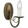 Image de Elstead Lighting, Éclairage d'extérieur, Applique Minster E14 Noir, Or, Made in UK (E14, IP20)