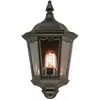 Image de Elstead Lighting, Éclairage d'extérieur, Applique murale d'extérieur Medstead E27 45cm noir IP43 (E27, IP43)