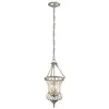 Image de Elstead Lighting, Suspension, Calla Lampe à suspendre E14 double or sterling (E14)