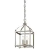 Image de Elstead Lighting, Suspension, Larkin Lampe à suspendre E14 double nickel brossé (E14)