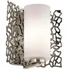 Image de Elstead Lighting, Plafonnier, Silver Coral Applique E27 Étain classique (E27)