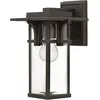 Image de Elstead Lighting, Éclairage d'extérieur, Applique murale d'extérieur Manhattan E27 30cm bronze huilé IP44 (E27, IP44)