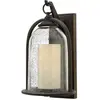 Image de Elstead Lighting, Éclairage d'extérieur, Quincy Applique murale extérieure E27 43cm bronze huilé IP44 (E27, IP44)