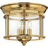 Image de Elstead Lighting, Plafonnier, Gentry plafonnier E14 triple laiton poli (E14)