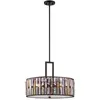 Image de Elstead Lighting, Suspension, Gemma Lampe à suspendre E27 triple bronze vintage (E27)