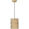 Image de Elstead Lighting, Suspension, Carabel Lampe à suspendre E27 Champagne brossé (E27)