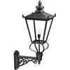 Image de Elstead Lighting, Éclairage d'extérieur, Applique murale d'extérieur Wilmslow E27 noire, fabriquée au Royaume-Uni (E27, IP20)