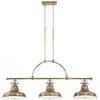 Image de Elstead Lighting, Suspension, Emery Lampe à suspendre E27 triple 56cm Laiton vieilli (E27)