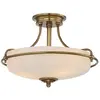 Image de Elstead Lighting, Plafonnier, Griffin plafonnier E27 triple laiton vieilli (3000 lm, E27)