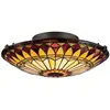 Image de Elstead Lighting, Plafonnier, West End Plafonnier E27 double bronze vintage (25000 lm, E27)