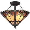 Image de Elstead Lighting, Plafonnier, Cambridge Plafonnier E27 double bronze vintage (E27)