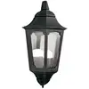Image de Elstead Lighting, Éclairage d'extérieur, Parish Applique murale d'extérieur E27 42cm noir IP43, Made in UK (E27, IP43)