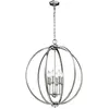 Image de Elstead Lighting, Suspension, Corinne Lampe à suspendre E14 6x Nickel poli (E14)