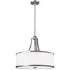Image de Elstead Lighting, Suspension, Prospect Park Lampe à suspendre E27 quadruple satin nickel, chrome (E27)
