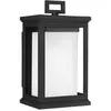 Image de Elstead Lighting, Éclairage d'extérieur, Applique murale d'extérieur Roscoe E27 29cm Noir structuré IP44 Anti-marine (E27, IP44)