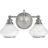 Image de Elstead Lighting, Plafonnier, Ainsley Applique murale LED G9 double chrome poli IP44 (640 lm, G9)
