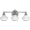 Image de Elstead Lighting, Plafonnier, Ainsley Applique murale LED G9 triple chrome poli IP44 (960 lm, G9)