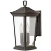Image de Elstead Lighting, Éclairage d'extérieur, Applique murale d'extérieur Bromley E14 double bronze huilé IP44 (E14, IP44)