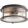 Image de Elstead Lighting, Éclairage d'extérieur, Ashland Bay Plafonnier d'extérieur E27 Zinc vieilli IP44 (E27, IP44)