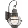 Image de Elstead Lighting, Éclairage d'extérieur, Bridge Point Applique murale extérieure E27 51cm Zinc vieilli IP44 (E27, IP44)