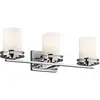 Image de Elstead Lighting, Plafonnier, Hendrik LED Applique murale G9 triple chrome poli IP44 (960 lm, G9)