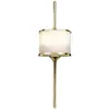 Image de Elstead Lighting, Plafonnier, Mona LED Applique murale G9 double 56cm Laiton poli IP44 (640 lm, G9)